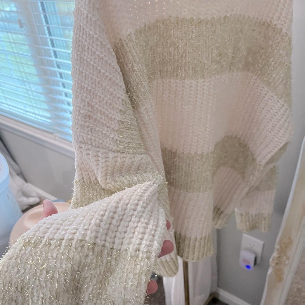 Sparkle striped sweater